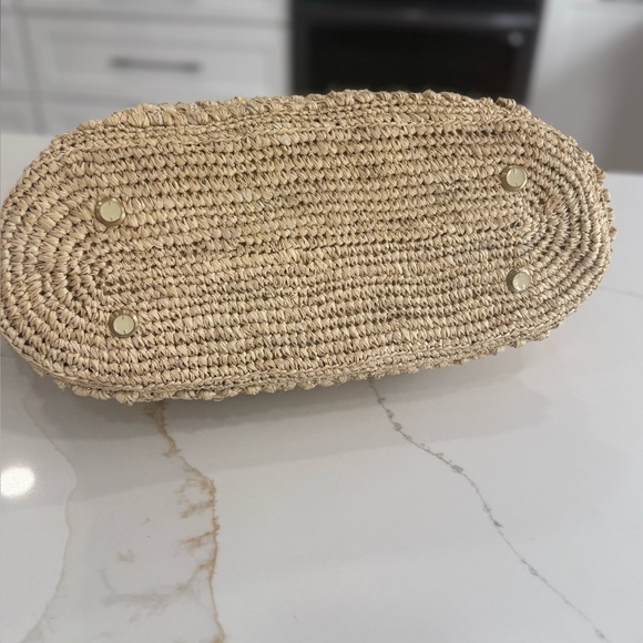 Cult Gaia Naima Tote Bag in Tan - textured bobble design with Chain Handle-NWOT - Picture 8 of 17